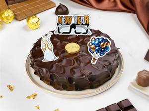 New Year Special Belgiam Chocolate Truffle Cake