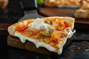 Sourdough CheeseBlast Paneer Pizza with Burrata
