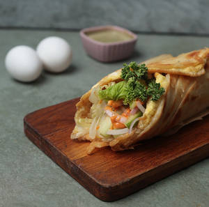 The Original- Double Egg Kathi Roll + Coke [250ml]