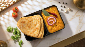 Dal Tadka With Roti/ Paratha