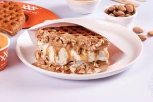 Almond Praline Waffle Sandwich