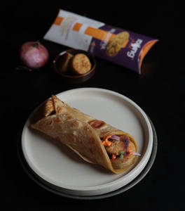 Sweet Corn Tikki Kathi Roll