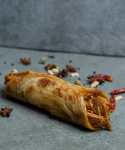 Makhani Soya Chaap Kathi Roll