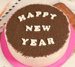 Happy New Year Chocolate Brownie Cake [500g]