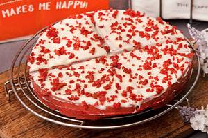 Red Velvet Waffle Cake