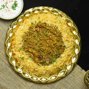 Khade Masale Wali Mutton Keema Biryani [utn]