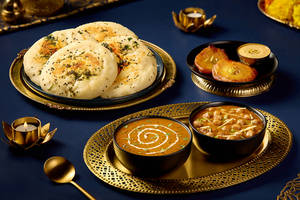 Amritsari Pindi Choley & Dal Makhani Meal (Serves 2)
