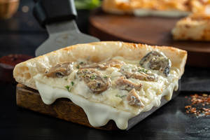 Woodfired -  Mushroom With Truffle Oil CheeseBlast Pizza