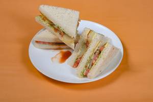 Veg Cheese Chutney Sandwich