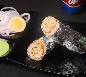 Chicken malai tikka roll