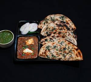 Matar Paneer With Choice Of
Roti [Serves 1]