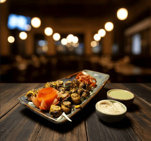 Mushroom Kali Mirch Kebab