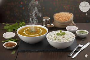 Homestyle Dal With Jeera Rice 