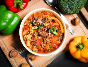 Veggies With Hot Garlic Sauce