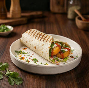 Aloo Tikki Wrap
