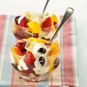 Fruit Salad With Icecream