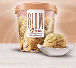 Slow Churn Chikoo Ice Cream [500 Ml]