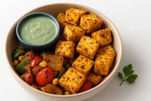 Tofu veg stir fry bowl