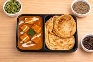 Delhi Paneer Makhani Lachha Paratha (2 Pcs) Bowl