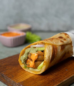 Chicken Patty Kathi Roll