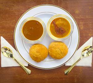 Dal Kachori Wtih Aloo Sabzi