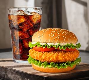 1 Chicken Cheese Burger + 1 Coldrink (200Ml )