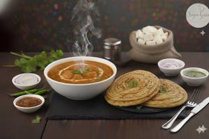 Butter Paneer Masala with 2 Lachha Paratha
