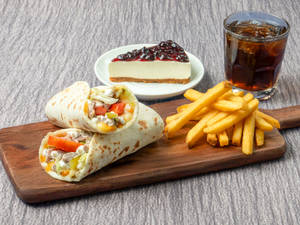 Famous Chicken Wrap Meal