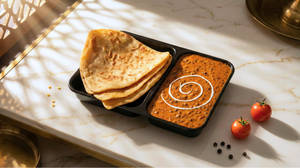 Dal Makhani With Roti/ Paratha