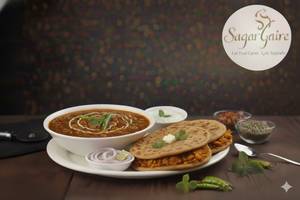 Aloo Paratha(2pc) With Curd And Chole