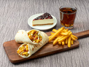 Coleslaw & Potato Wrap Meal