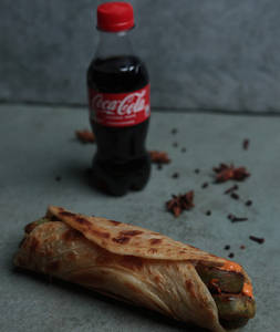 Hara Bhara Kebab Kathi Roll + Drink