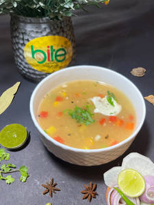 Veg Clear Soup [Serves 1]