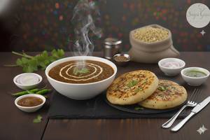 Dal Makhani With 2 stuffed Kulcha