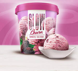 Slow Churn Mulberry Ice Cream [500 Ml]