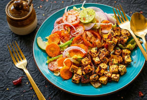 Diet Paneer With Veggies
