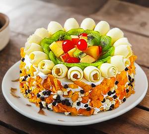Overload Pineapple Fruit Cake {500Gms}