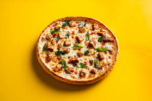 Chicken Ghee Roast Pizza