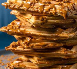 Lotus biscoff waffle