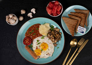 Classic English Breakfast - Sunny Side Up Eggs