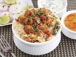 Prawns biryani