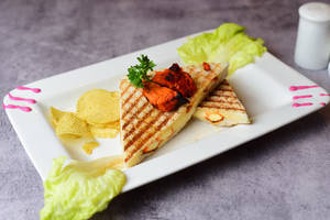 Grilled Smokey Paneer Tikka Sandwich