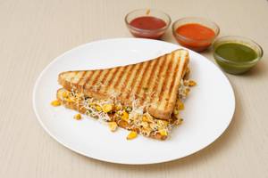 Corn Cheese Grill Sandwich