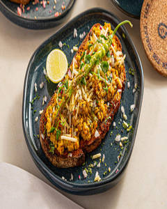 Akuri Toast (eggless)
