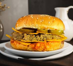 Chicken shawarma burger