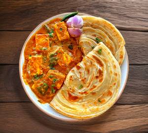 Paratha With Paneer Butter Masala