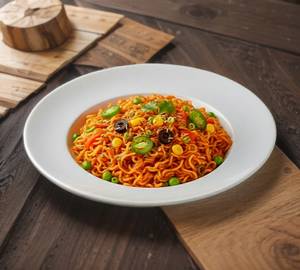 Veggie Vibes Maggi (Soupy)