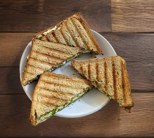 Grilled paneer peri peri sandwich