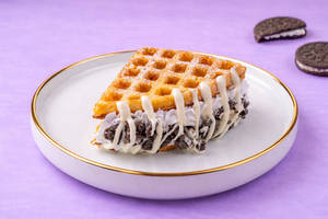 Creamy Oreo Waffle
