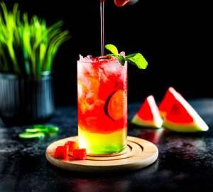 Watermelon And Cucumber Mojito [300 Ml]
